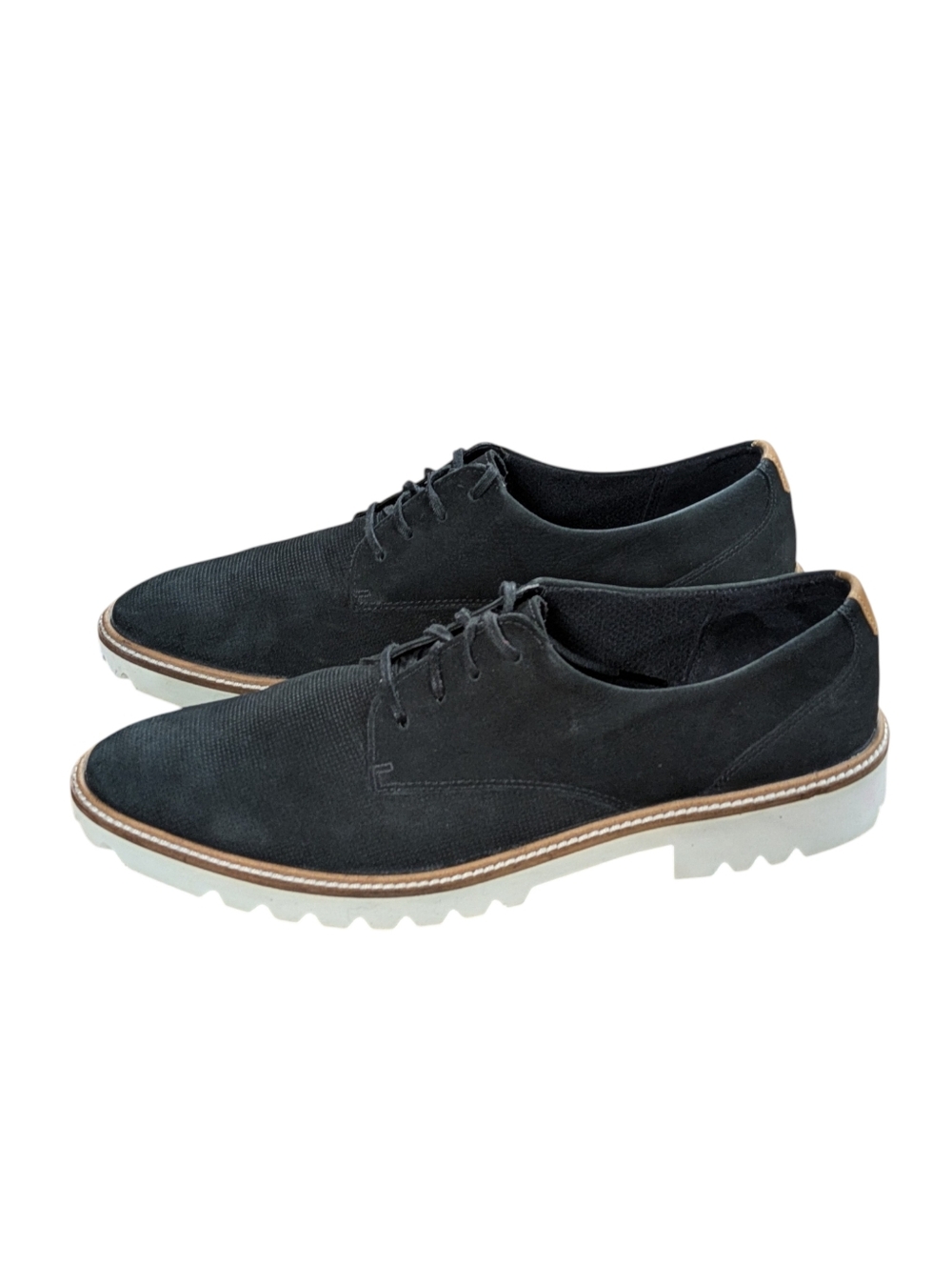 Ecco Modern Tailored Tie Oxford Shoes Black Size 41 - Picture 11 of 12